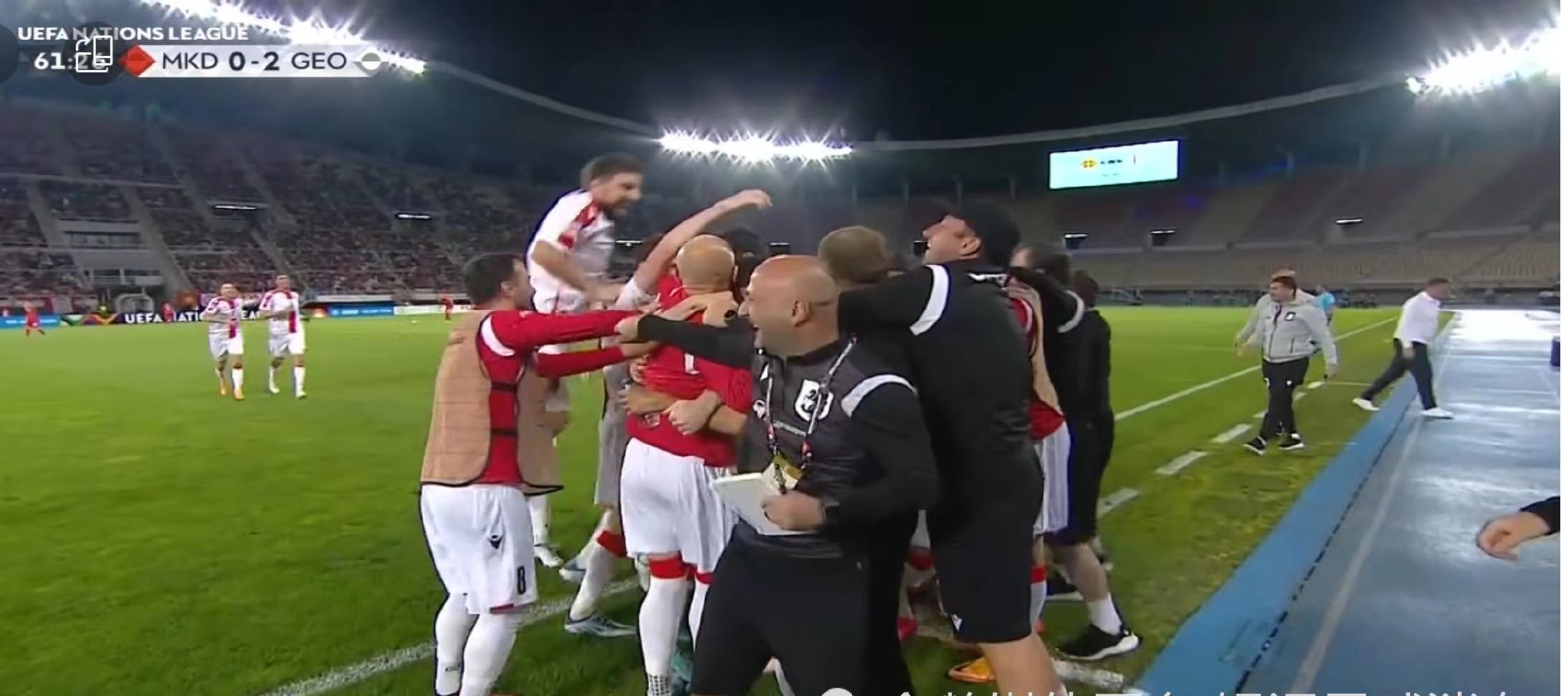 格鲁吉亚队力克北马其顿对手获胜