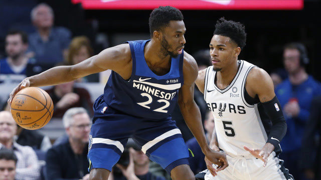 老鹰负马刺，唐斯独揽三双数据